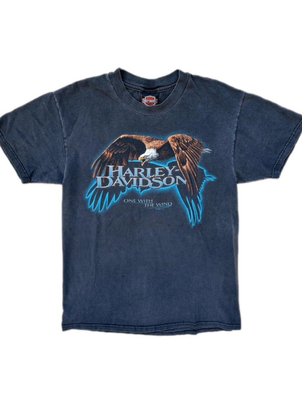 1996 Harley-Davidson One With The Wind Glowing Eagle Vintage Tee M